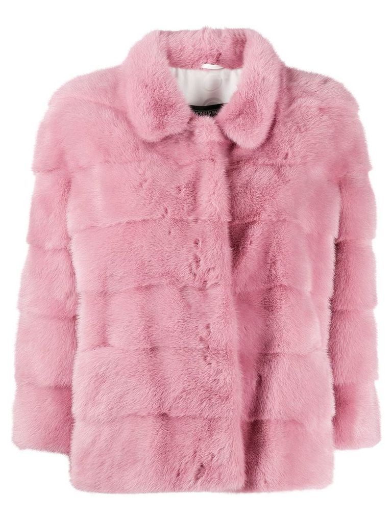 Simonetta Ravizza Atene faux fur coat - Pink