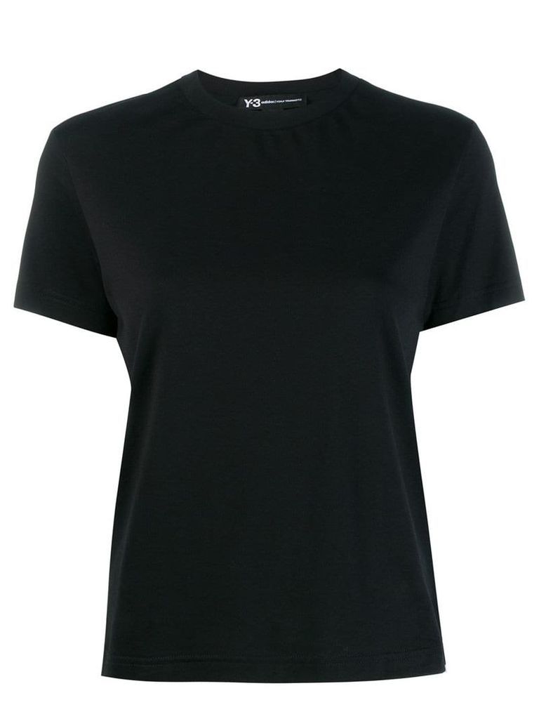 Y-3 logo print T-shirt - Black