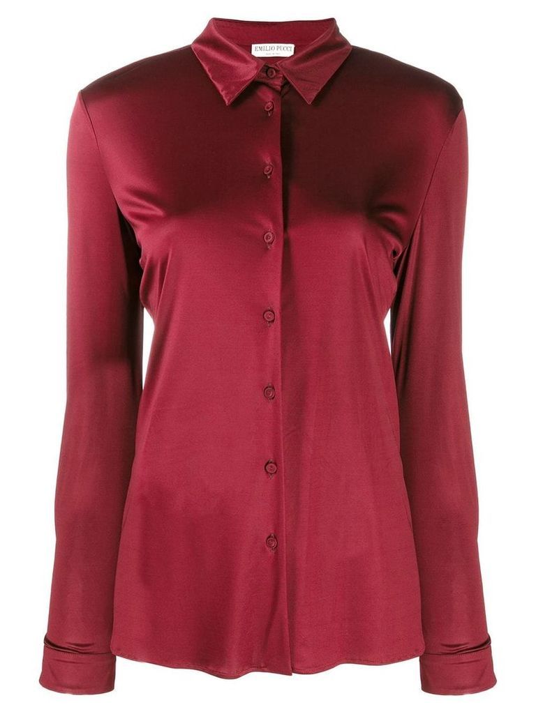 Emilio Pucci button-down shirt - Red
