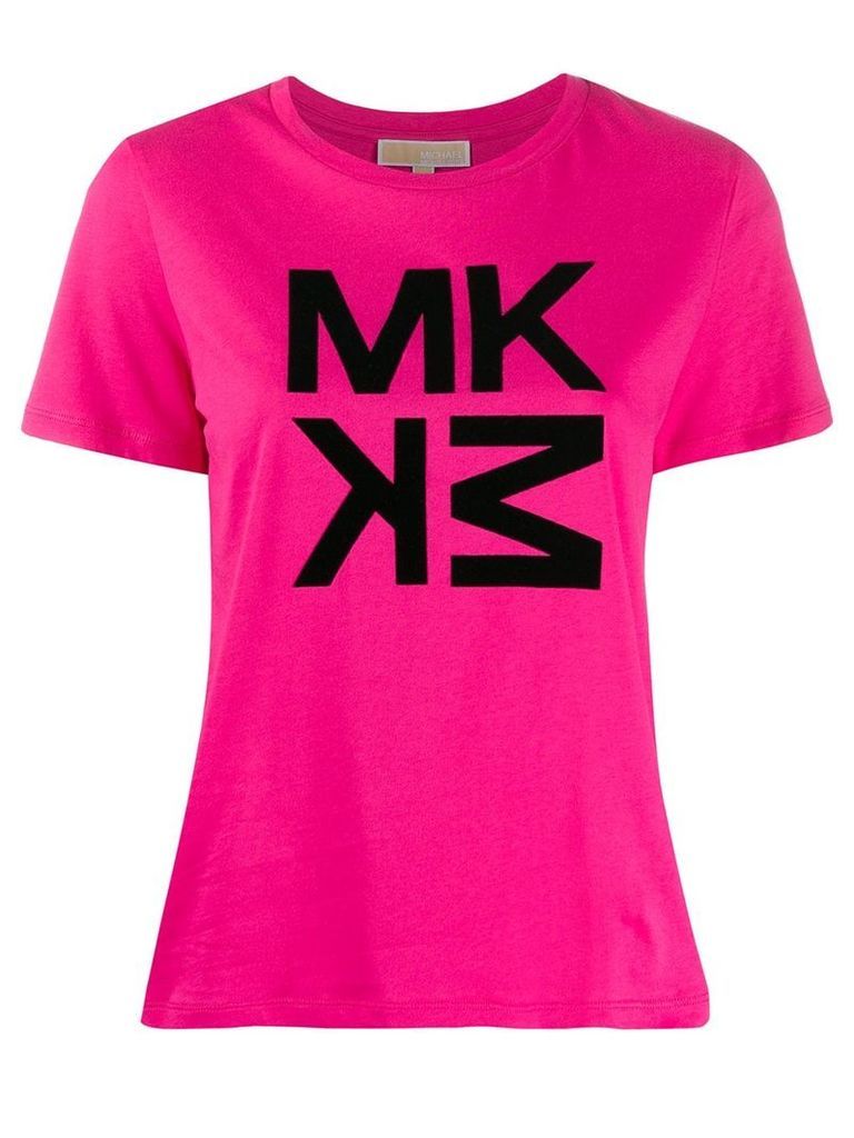 Michael Kors Collection logo print T-shirt - Pink