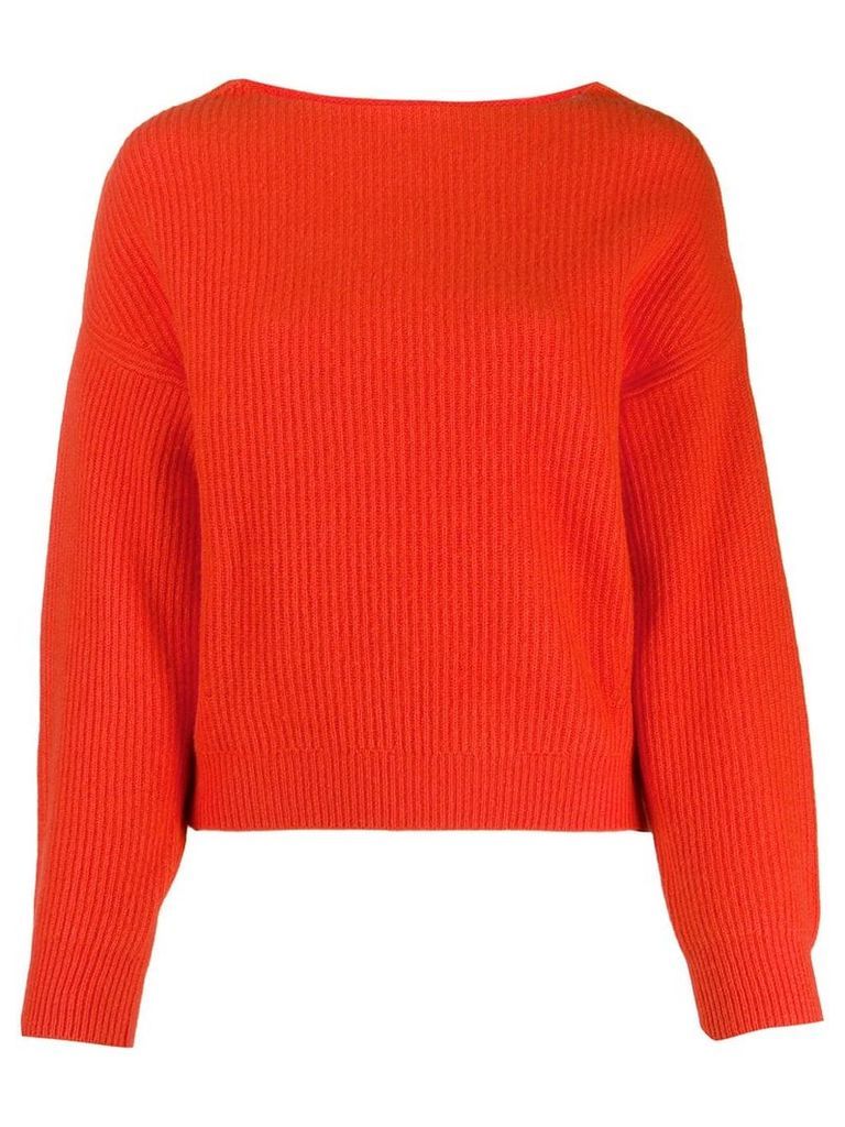 Bellerose ribbed knit sweater - ORANGE