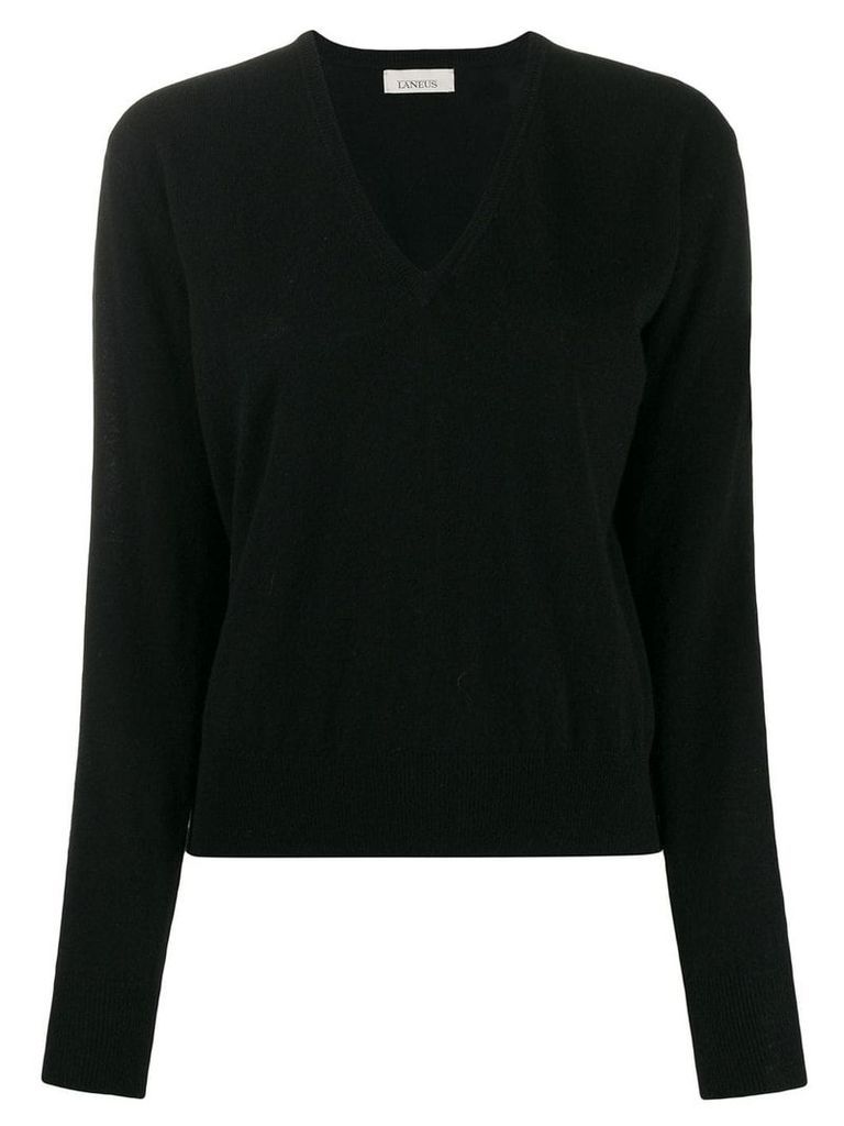 Laneus V-neck sweater - Black