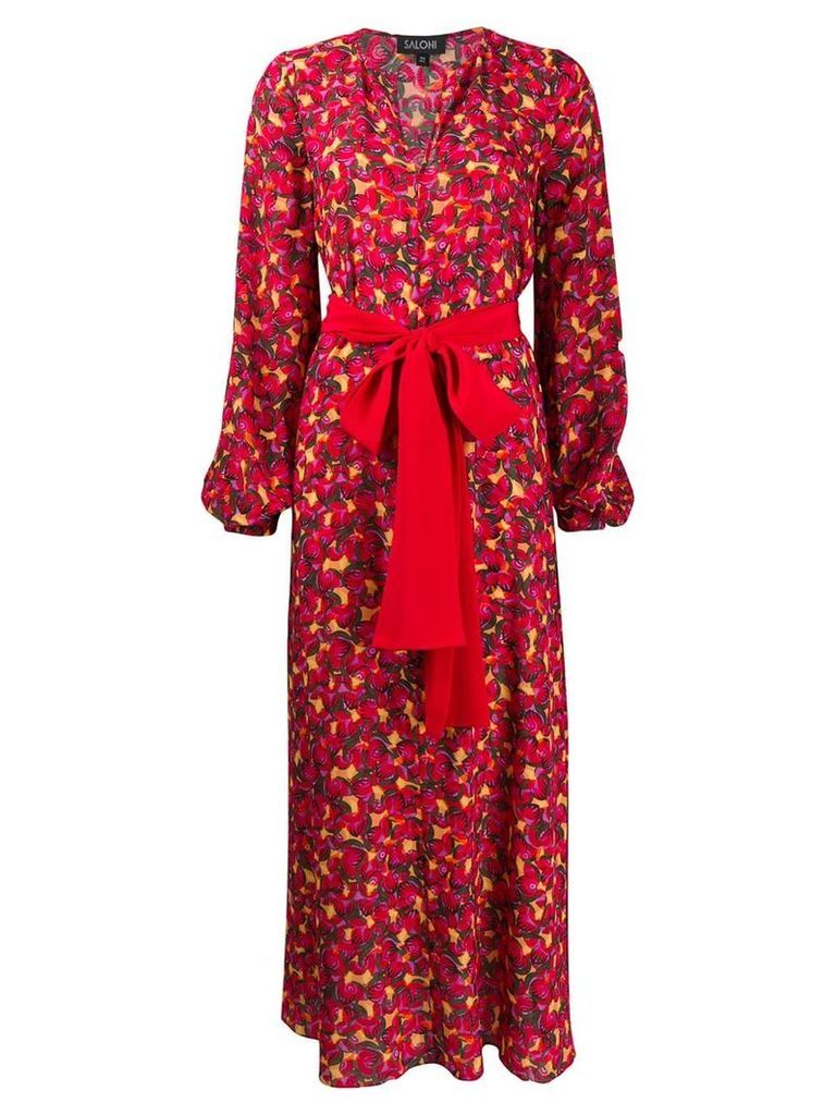 Saloni Lucia dress - Red