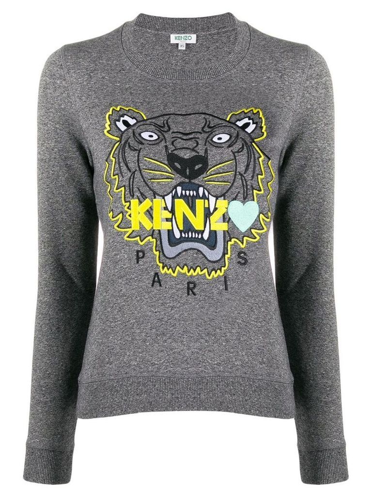 Kenzo embroidered Tiger sweatshirt - Grey