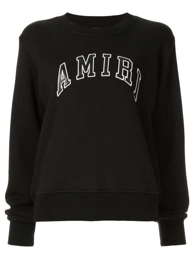 AMIRI College crew neck sweatshirt - Black
