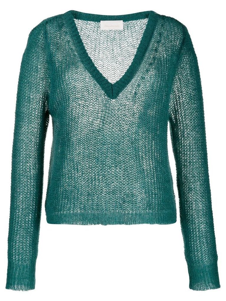 Chiara Bertani chunky knit sweater - Green