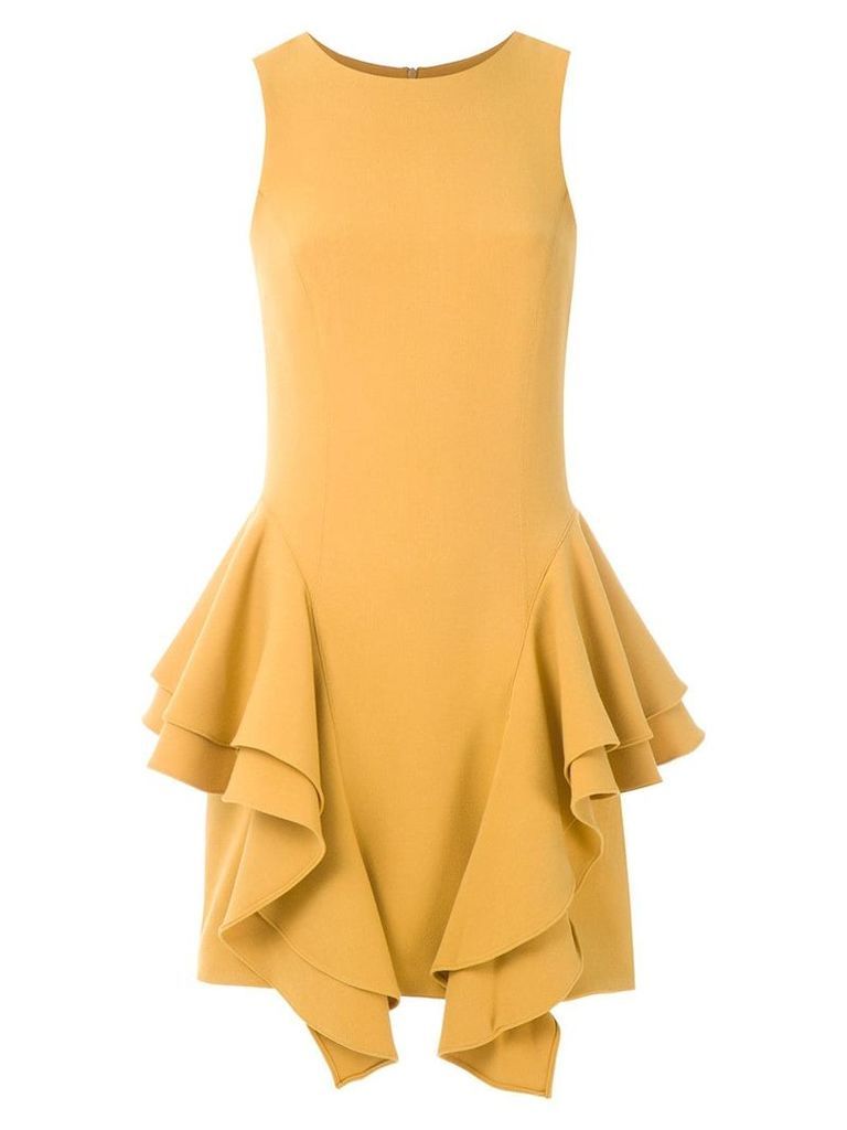 Olympiah frill panelled sleeveless dress - Yellow