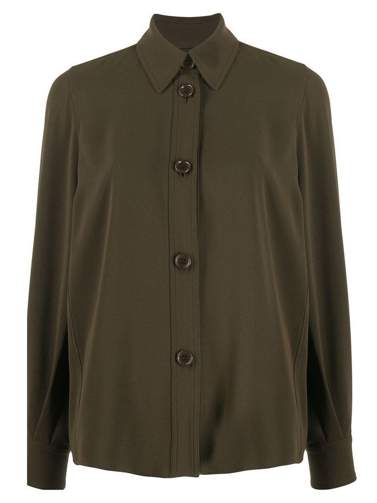 Aspesi oversized button shirt - Green