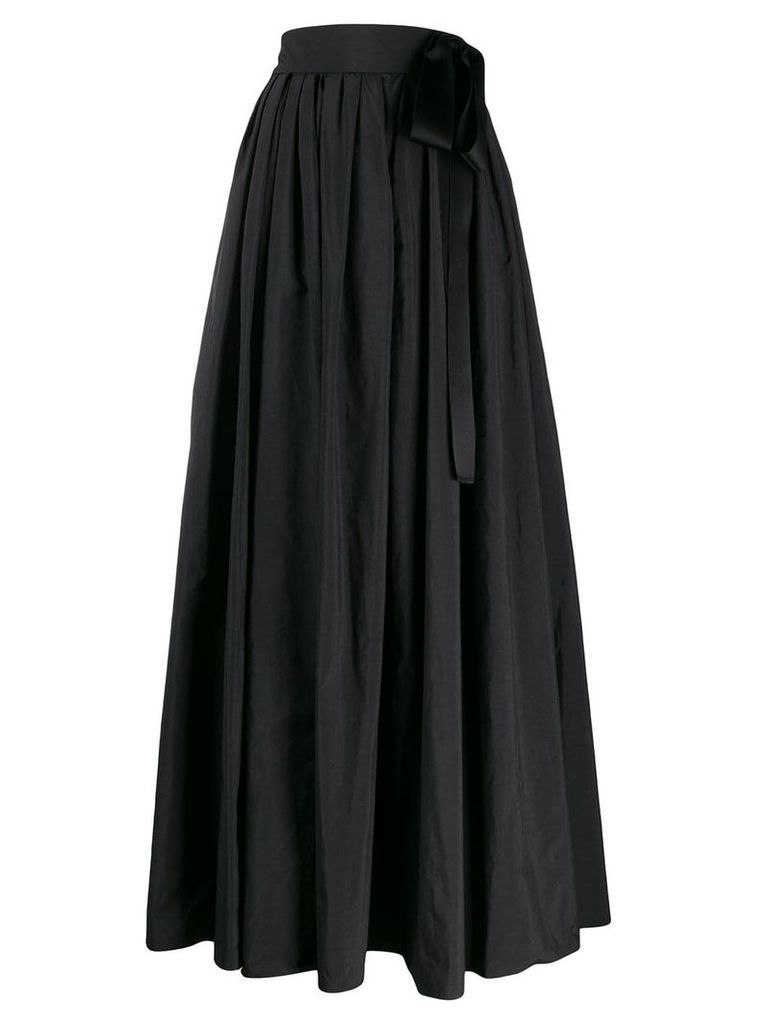 Etro long pleated skirt - Black
