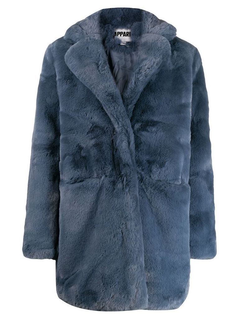 Apparis Sophie mid-length coat - Blue