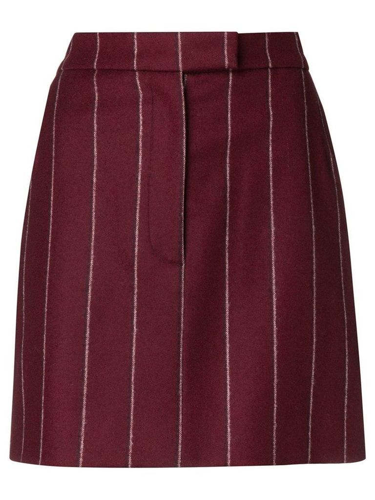 Thom Browne Shadow Stripe mini skirt - Red