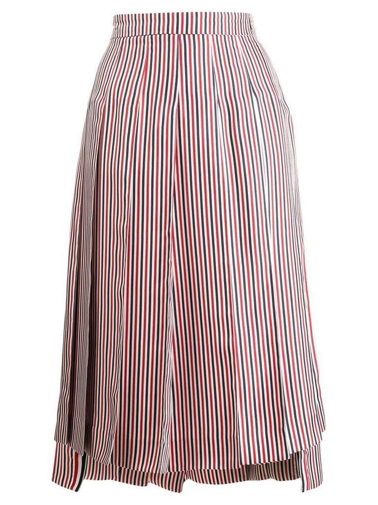 Thom Browne RWB silk lining skirt - Red