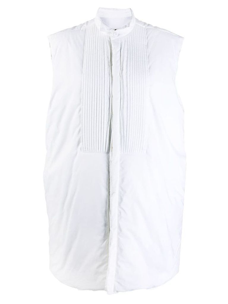 MM6 Maison Margiela padded shirt dress - White