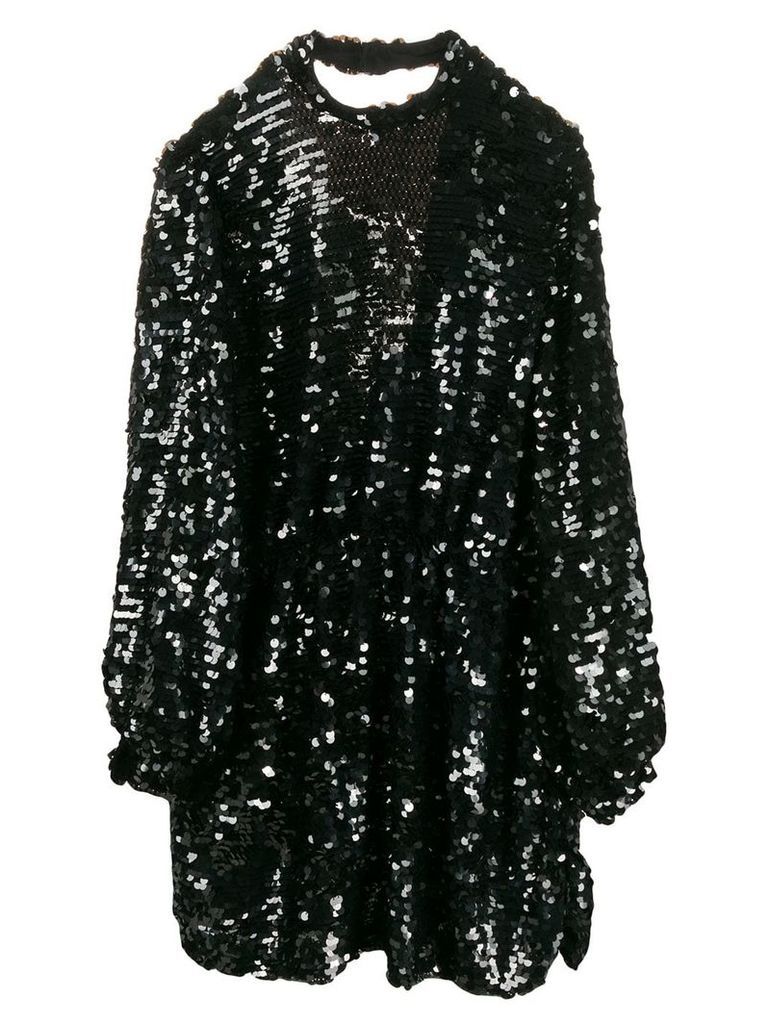 MSGM sequins short dress - Black