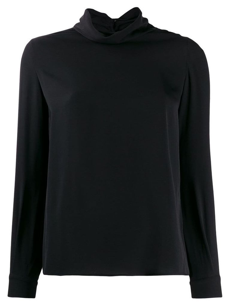 Fabiana Filippi turtle neck sweatshirt - Black