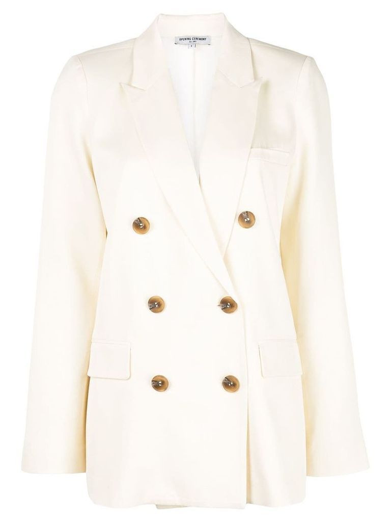 Opening Ceremony double-breasted straight-fit blazer - White
