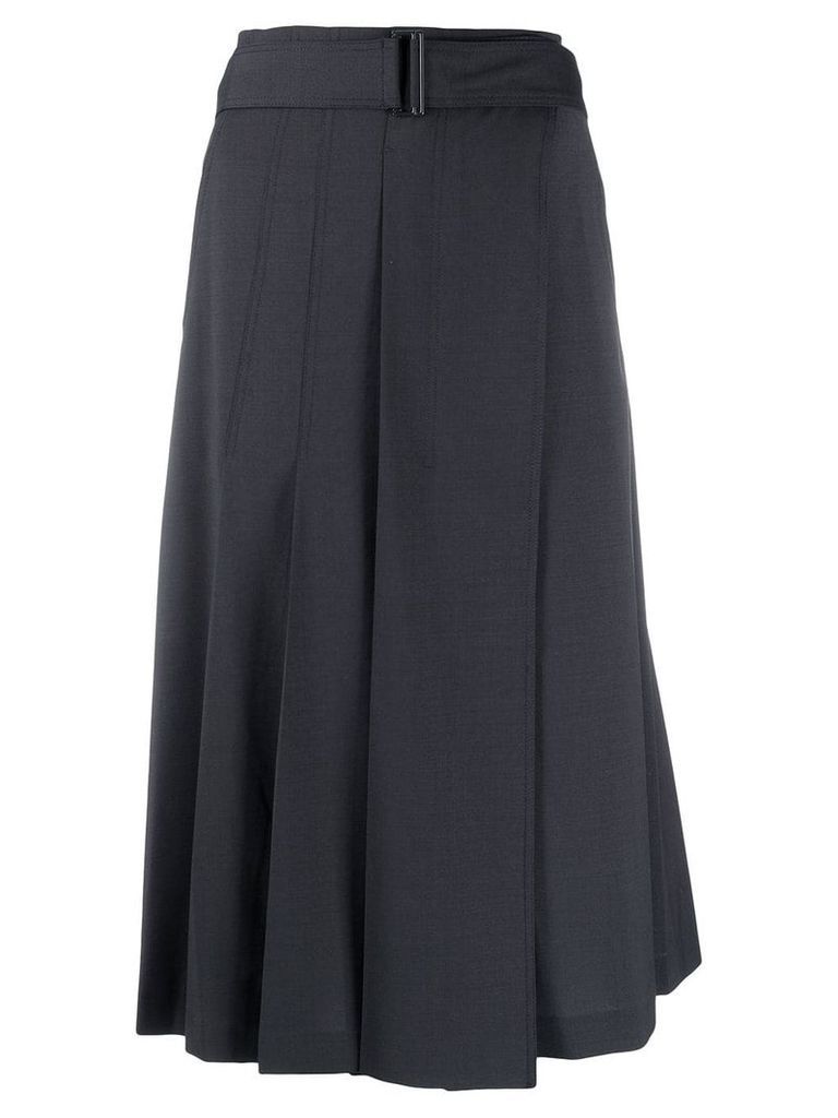 Low Classic belted pleated skirt - Blue