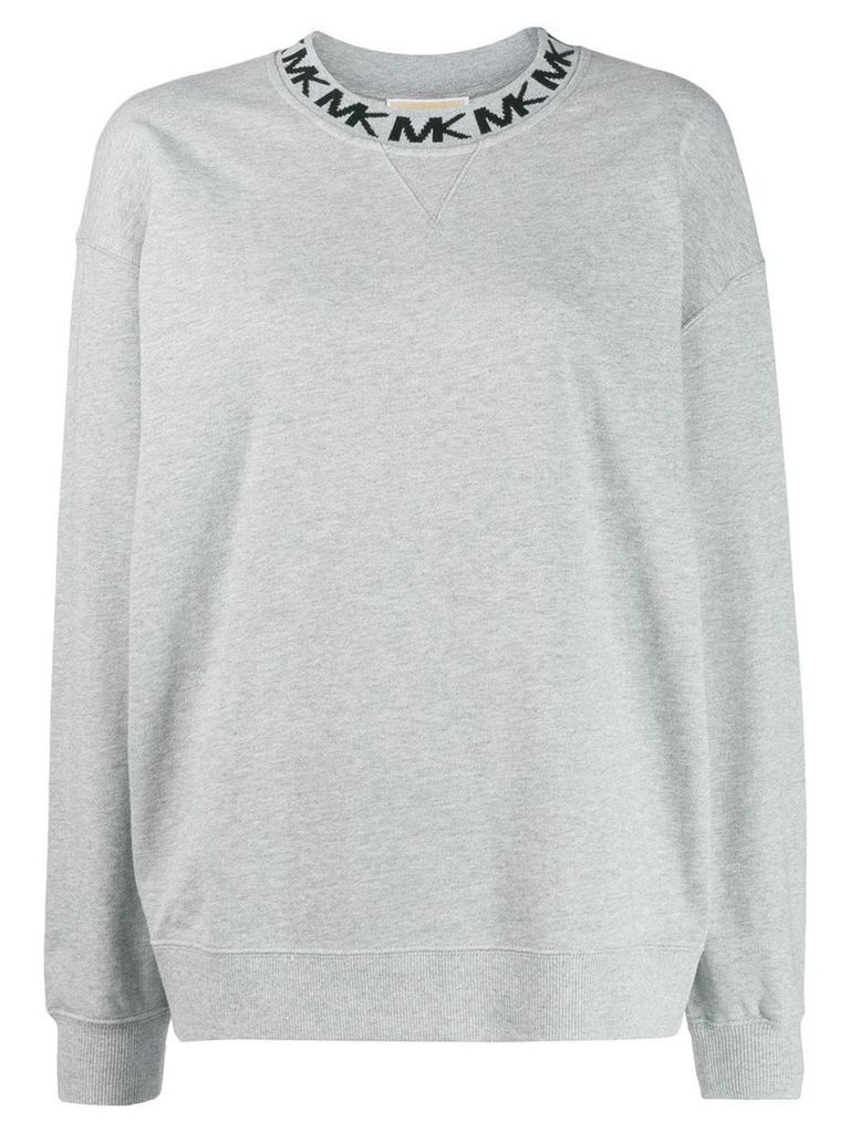 Michael Michael Kors logo print sweatshirt - Grey