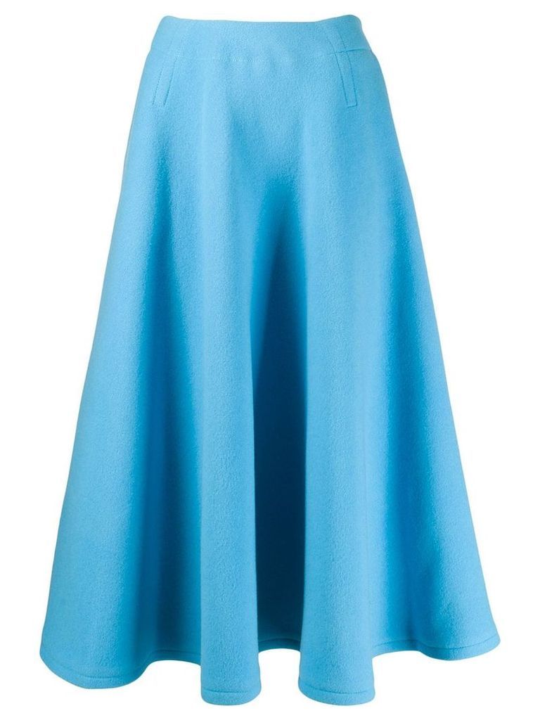 Courrèges flared skirt - Blue