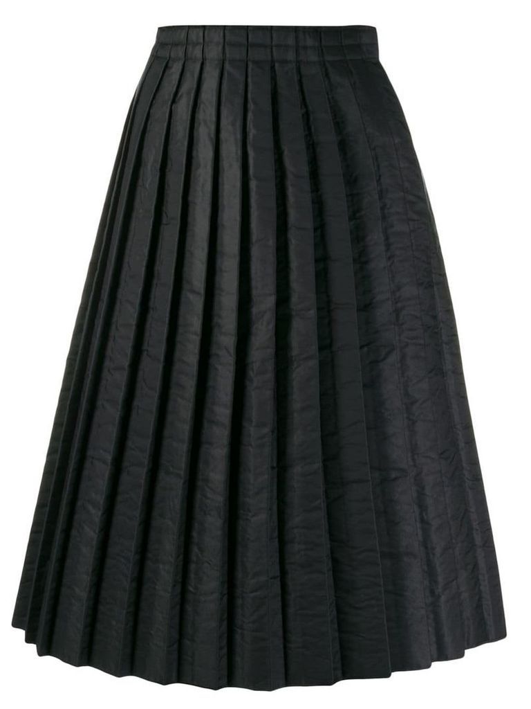 Mm6 Maison Margiela padded pleated skirt - Black