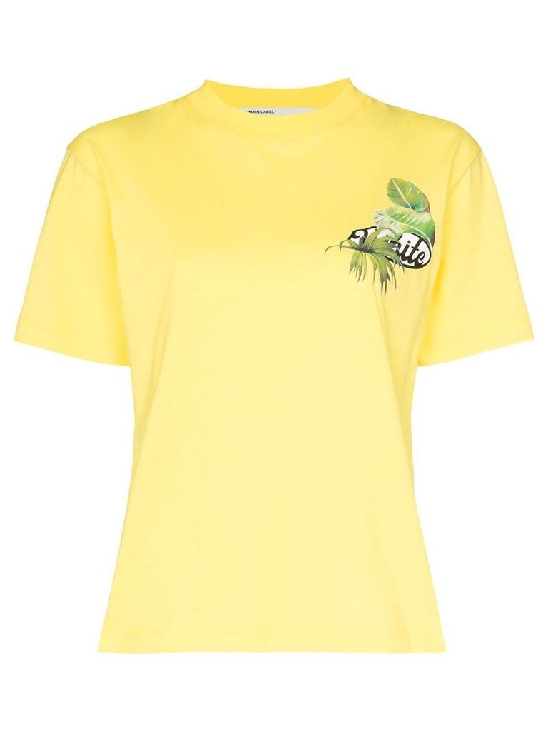 Off-White arrow logo T-shirt - Yellow