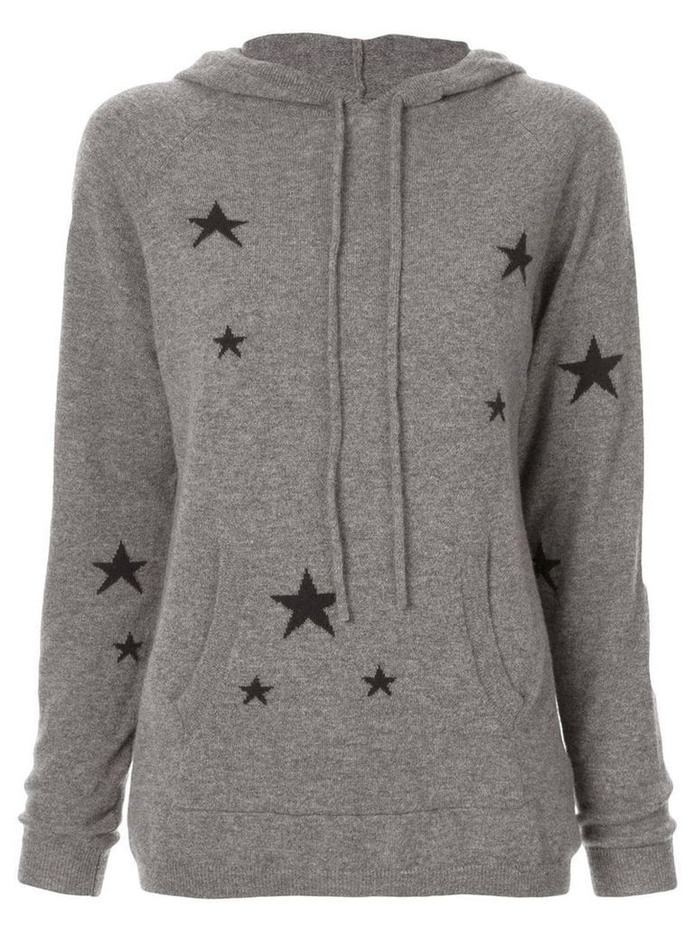Chinti & Parker star knit hoodie - Grey