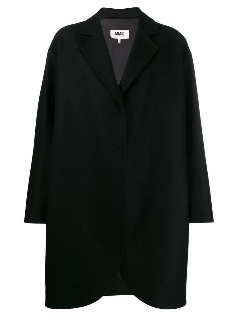 Mm6 Maison Margiela oversized flapped coat - Black
