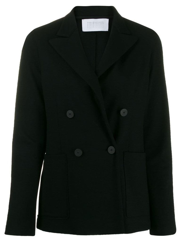Harris Wharf London fitted wool blazer - Black