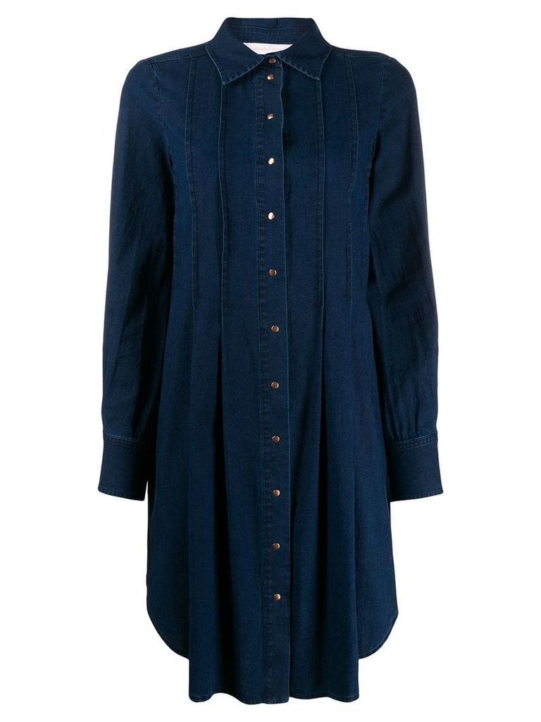 See By Chloé denim collared dress - Blue