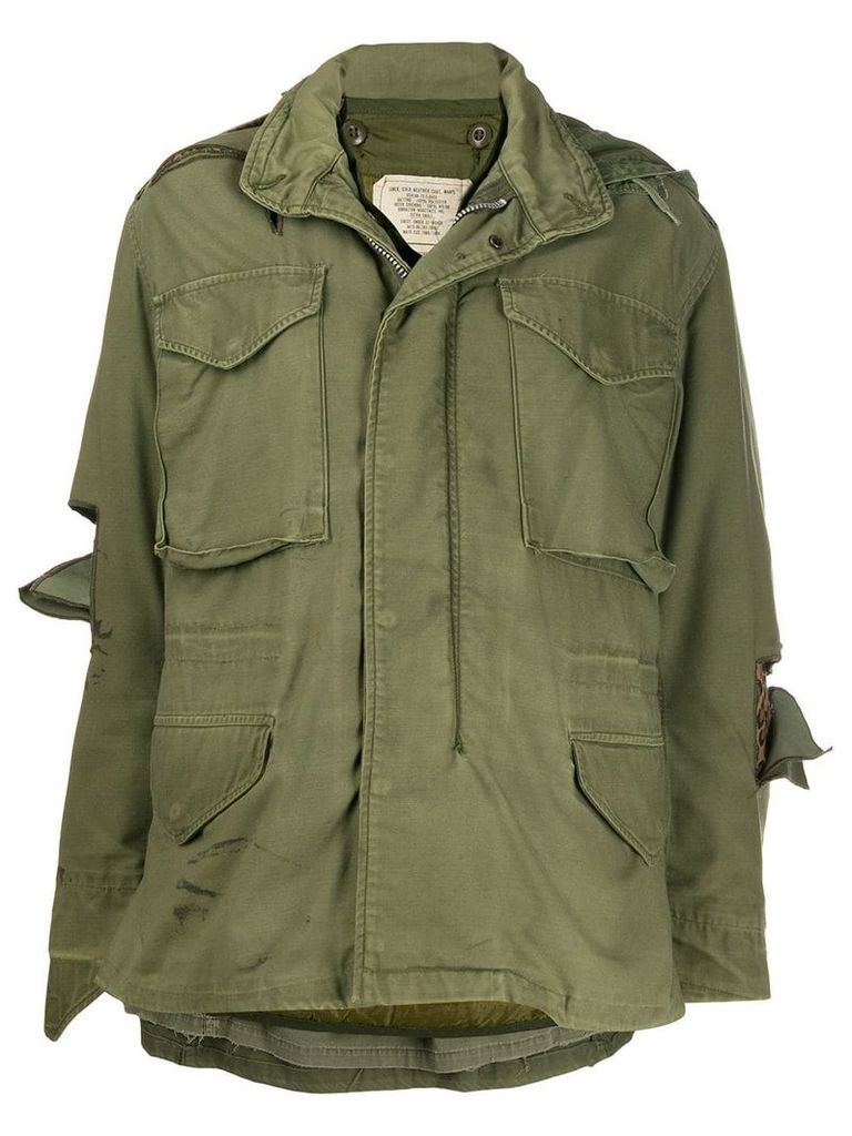 R13 multi-pocket detail jacket - Green