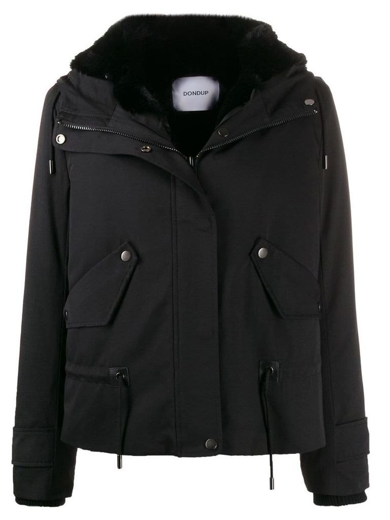 Dondup zip up jacket - Black