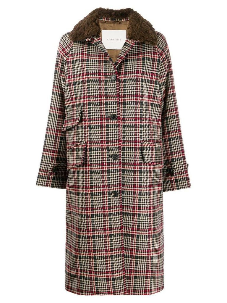 Mackintosh check coat - Brown