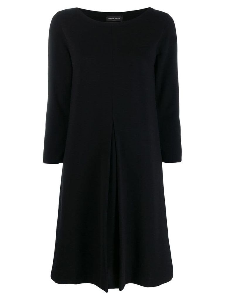 Roberto Collina inverted pleat dress - Black