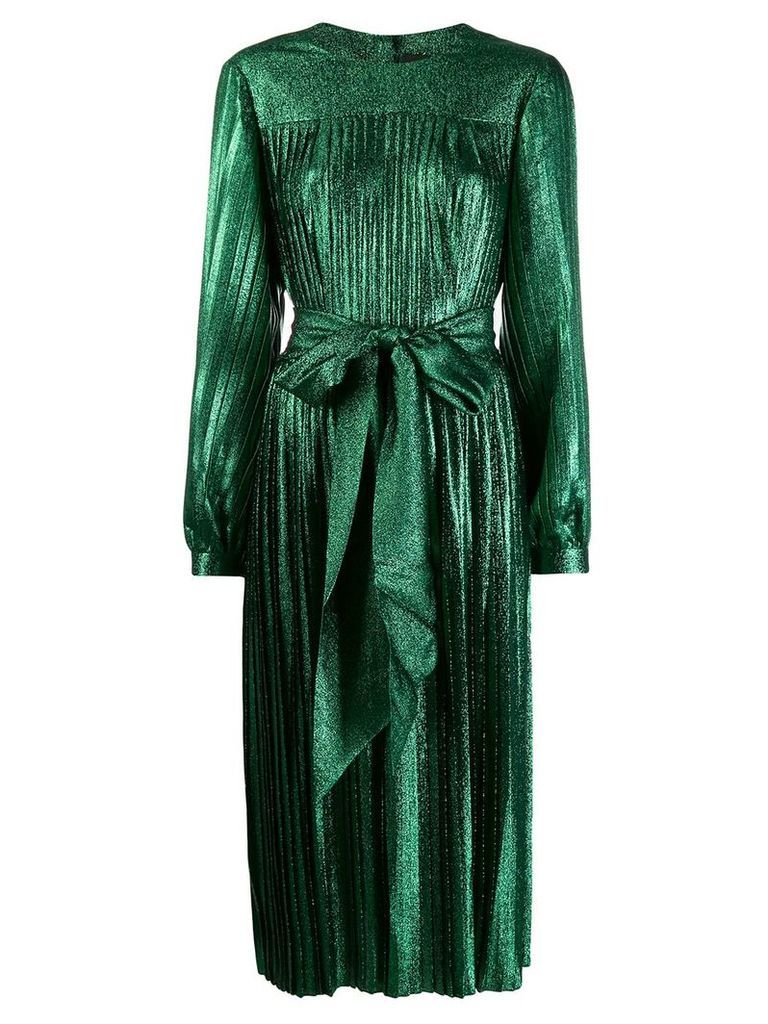 Marc Jacobs pleated lamé dress - Green