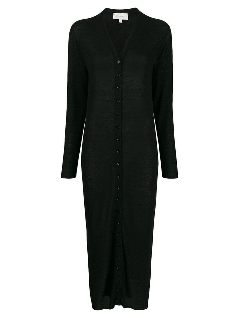 Lemaire knitted cardi-dress - Black