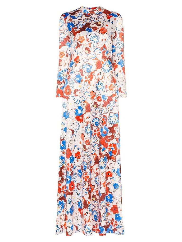 Vika Gazinskaya floral print maxi dress - MULTICOLOURED