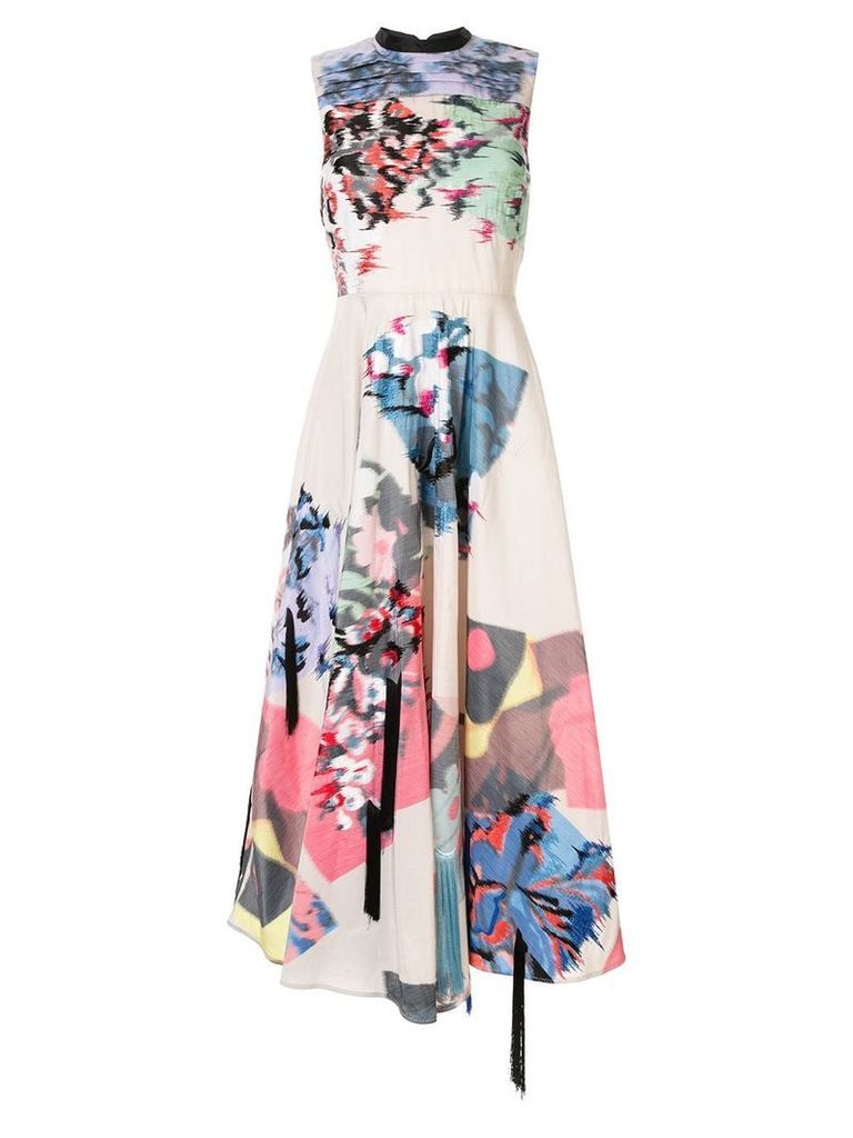Roksanda floral-print sleeveless midi-dress - Multicolour
