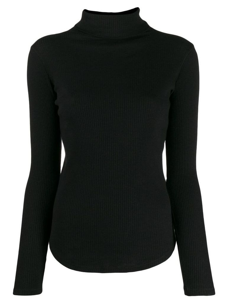 Majestic Filatures roll neck sweatshirt - Black