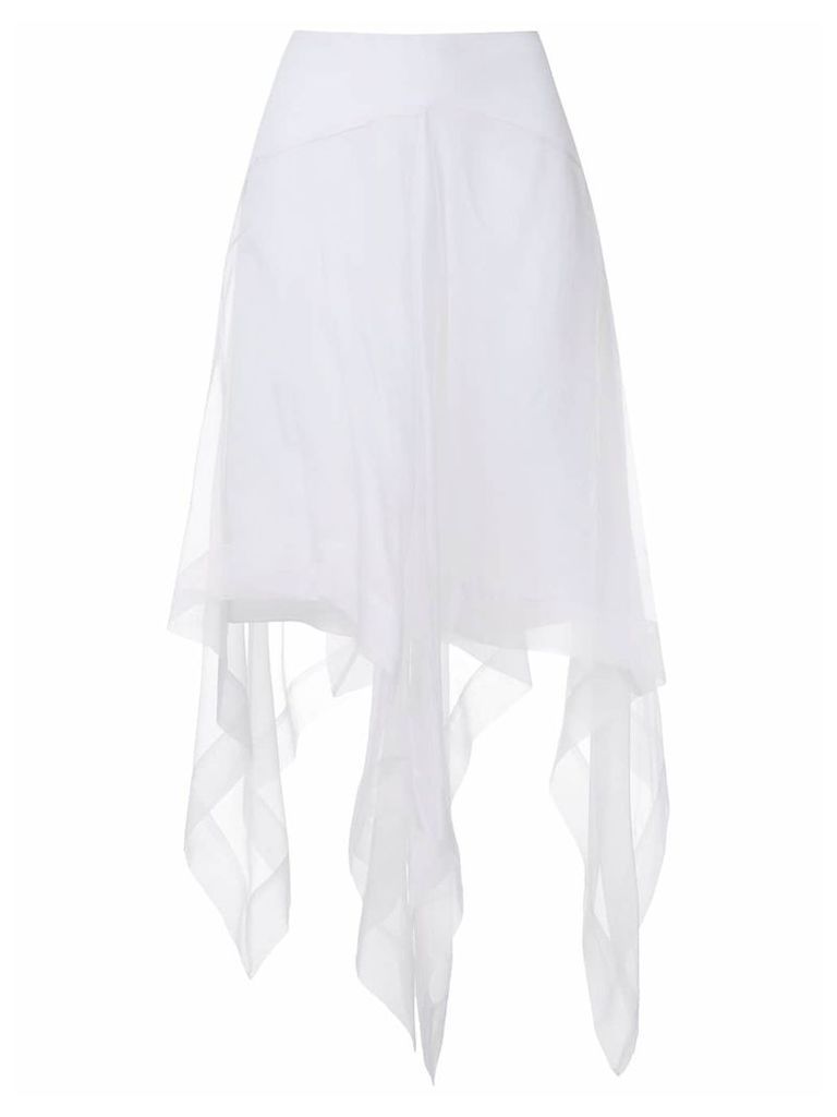 Uma Raquel Davidowicz Mentor silk midi skirt - White