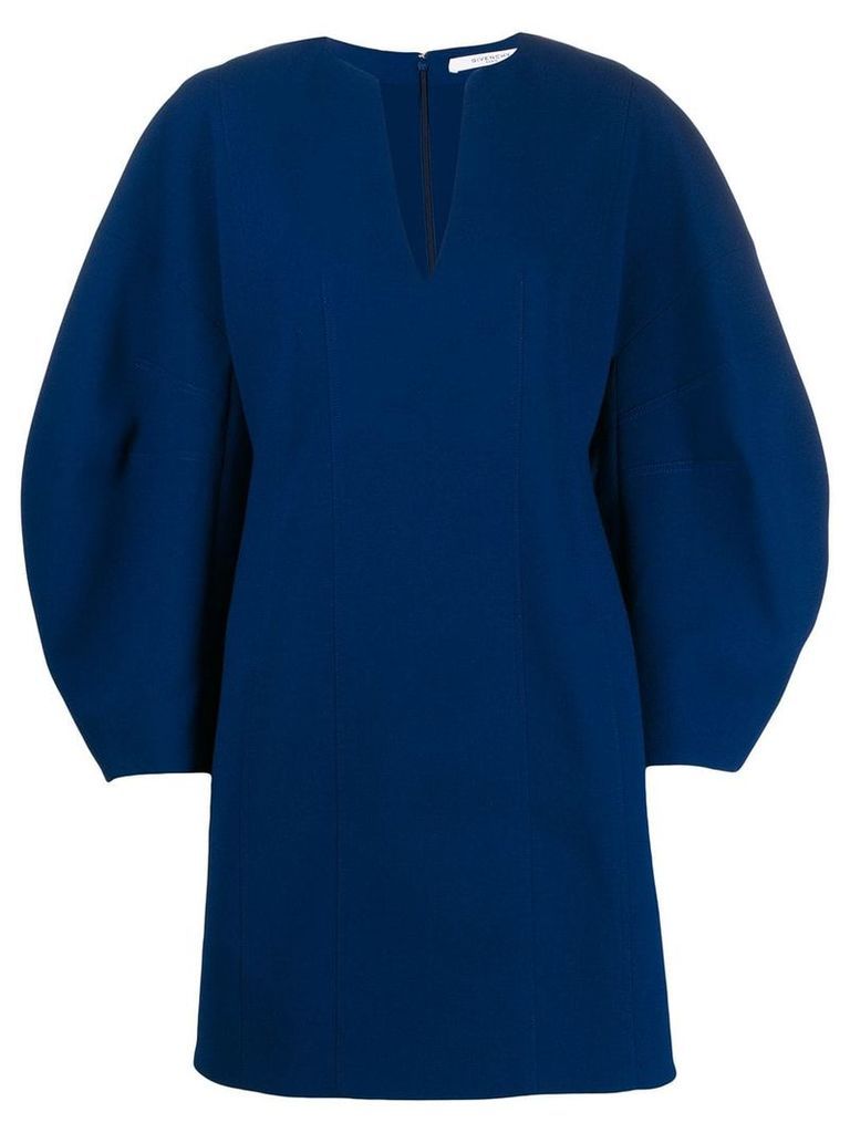 Givenchy balloon sleeve shift dress - Blue