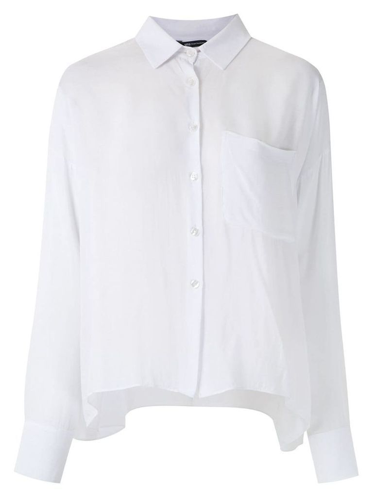 Uma Raquel Davidowicz chest pocket Babylon shirt - White