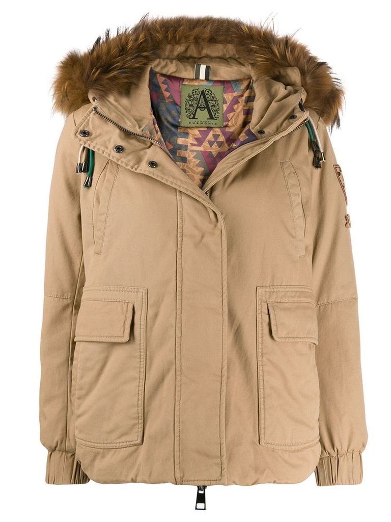 Alessandra Chamonix Wange hooded coat - Brown