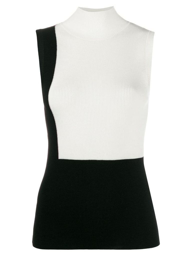 Missoni ribbed design knitted top - White