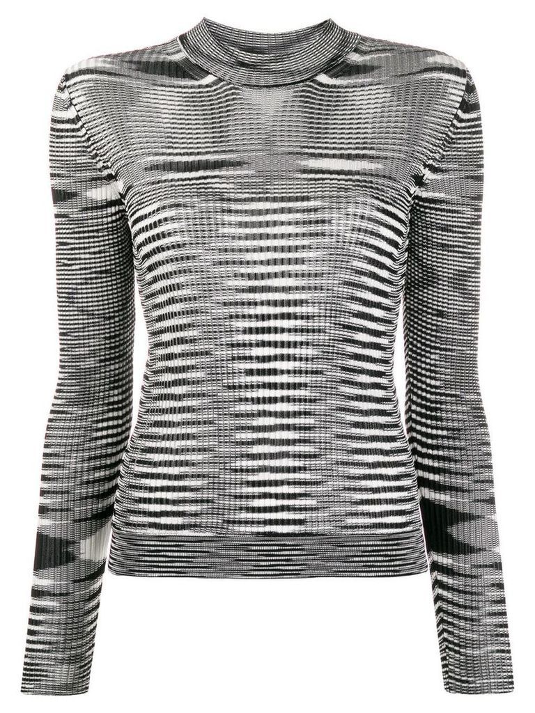 Missoni striped knit sweater - Black