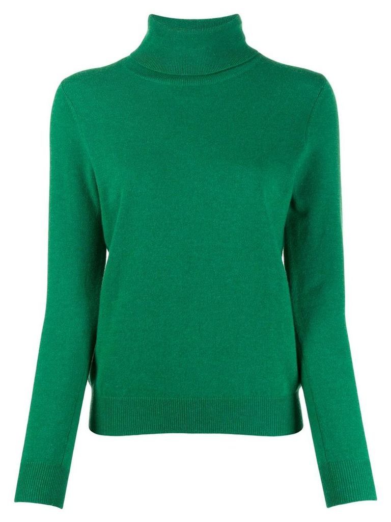 N.Peal polo neck sweater - Green