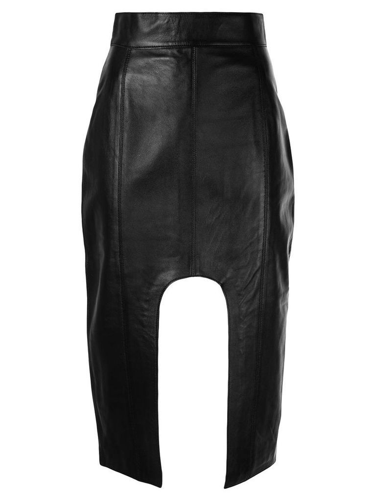 Boyarovskaya cutout pencil skirt - Black