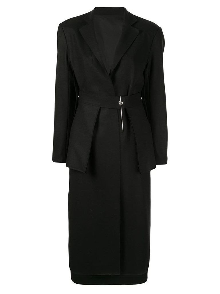 Boyarovskaya belted utility coat - Black