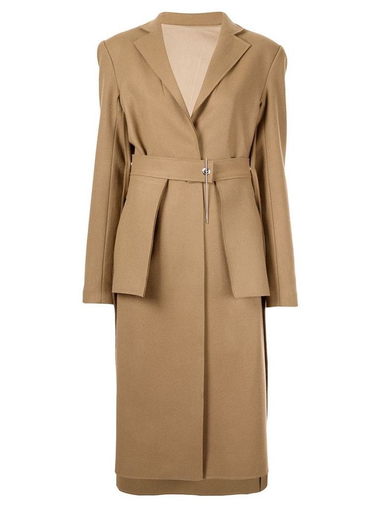 Boyarovskaya belted utility coat - Brown