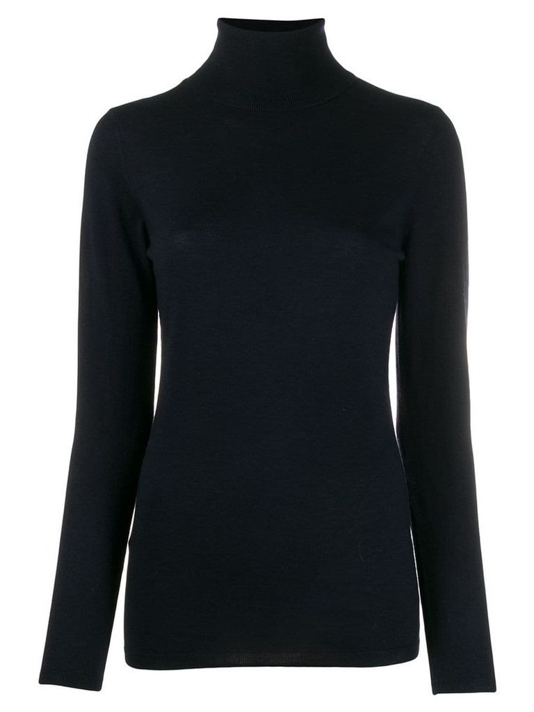 Snobby Sheep turtle-neck fitted sweater - Blue