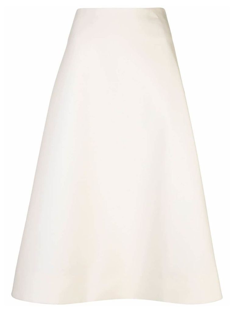 Marc Jacobs high waisted A-line skirt - White